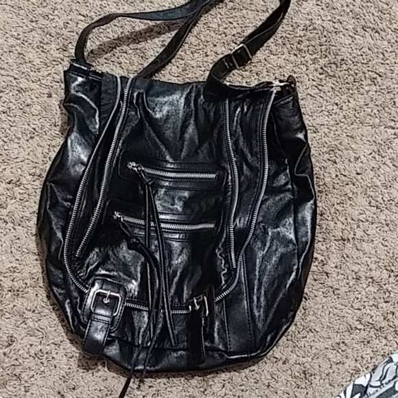 Handbags - Women's large black purse 101